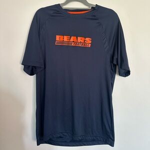 NFL Bears Football Dri-Tek Shirt - Men’s Medium - Navy Blue